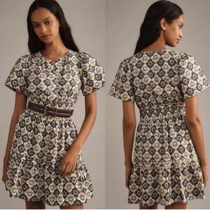 Somerset Mini Dress in Khaki